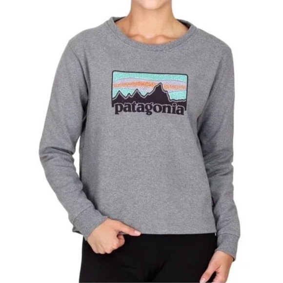 Patagonia Sweaters - Patagonia Womens Worn Wear Solar Rays Crewneck Sweater